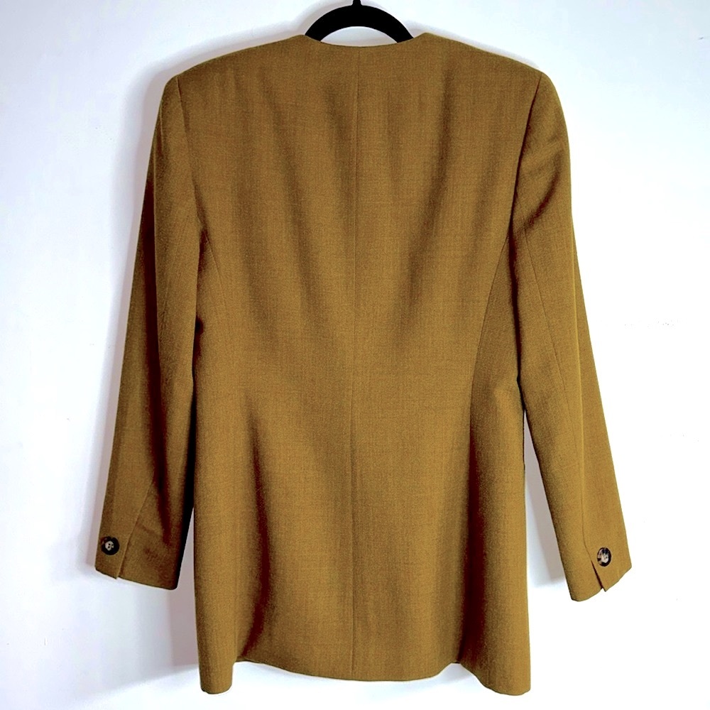 Vintage Jones New York Asymmetric Wool Blazer - Picture 5 of 11